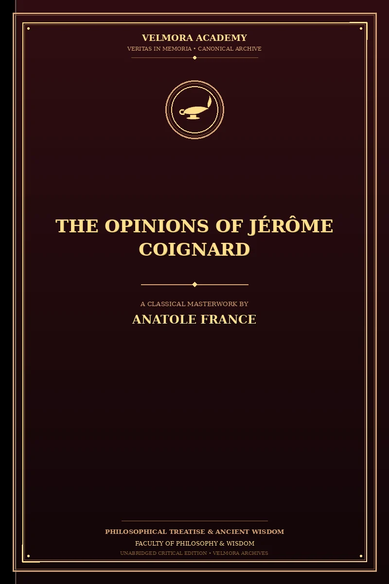 The opinions of Jérôme Coignard