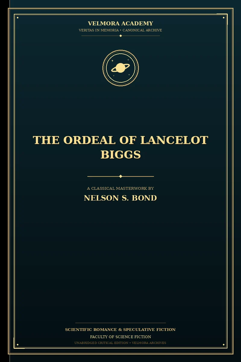 The ordeal of Lancelot Biggs