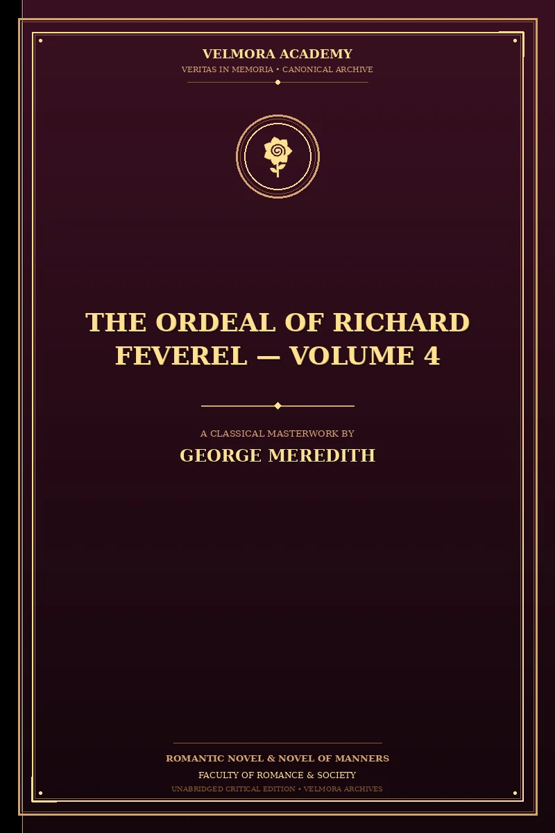 Cover of The Ordeal of Richard Feverel — Volume 4