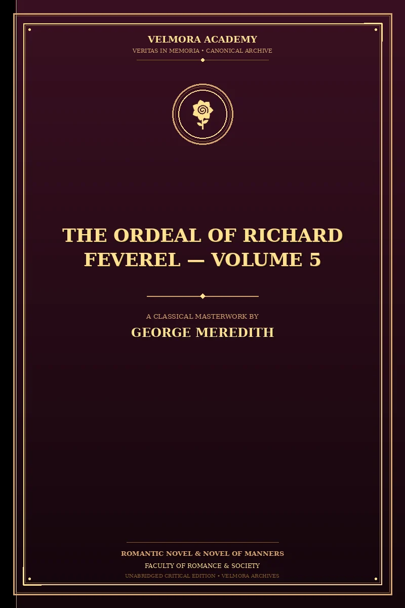 Cover of The Ordeal of Richard Feverel — Volume 5