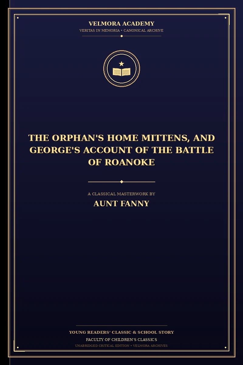 Cover of The Orphan's Home Mittens, and George's Account of the Battle of Roanoke