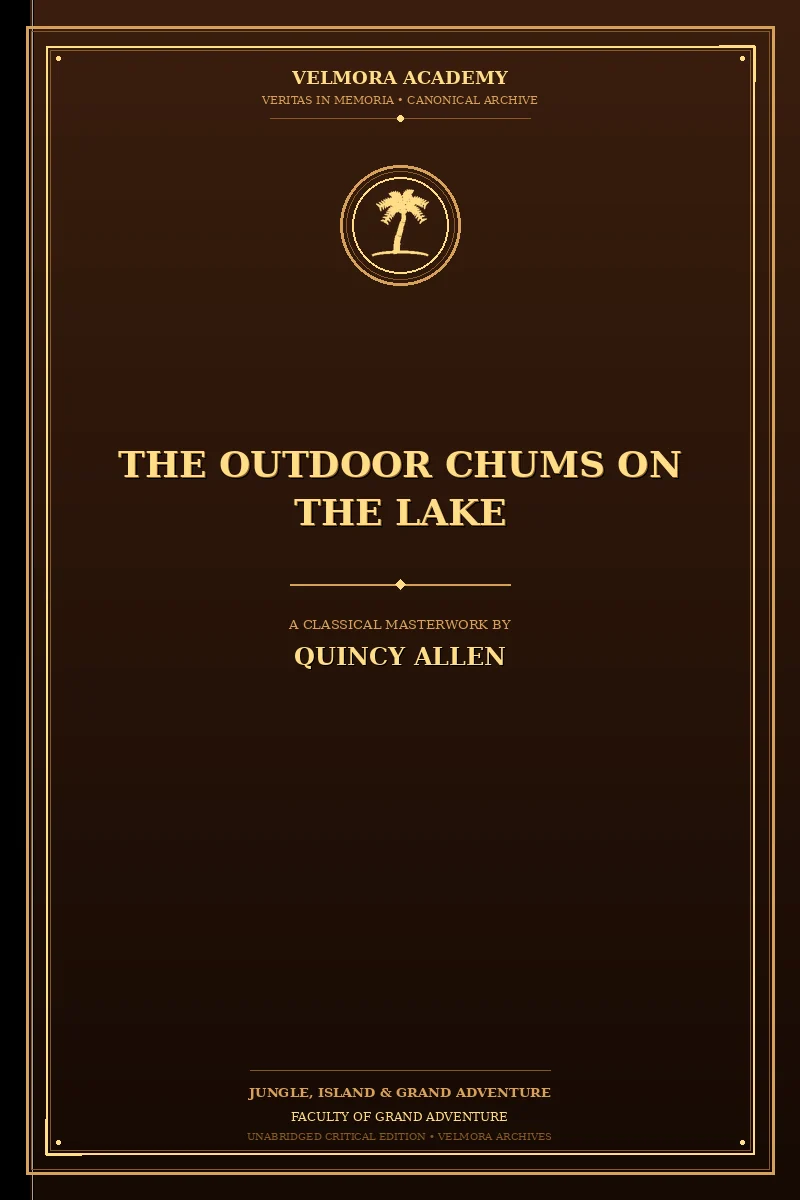 The Outdoor Chums on the Lake