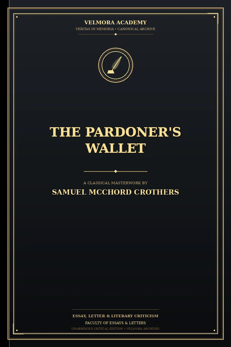 Cover of The Pardoner's Wallet