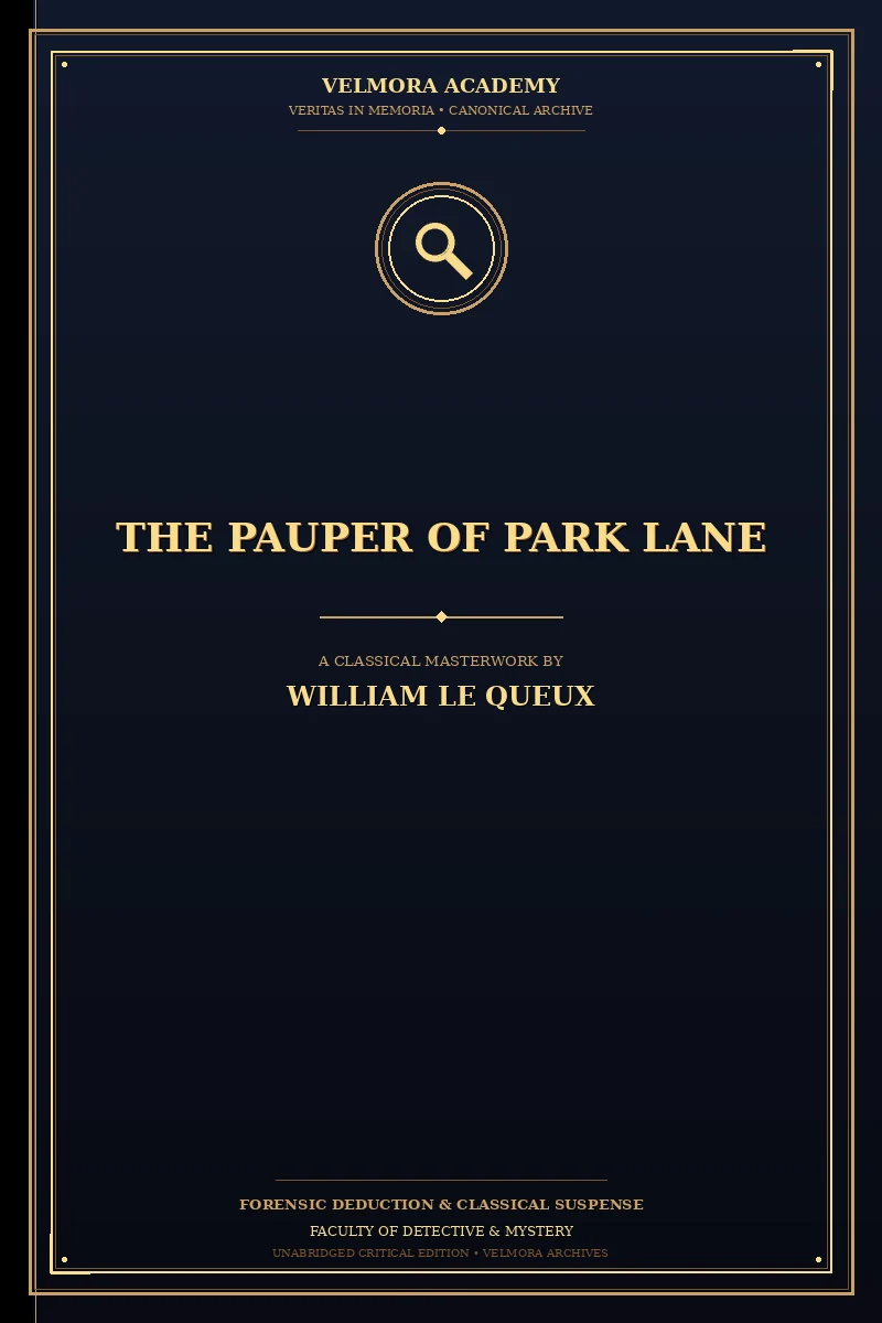 The Pauper of Park Lane