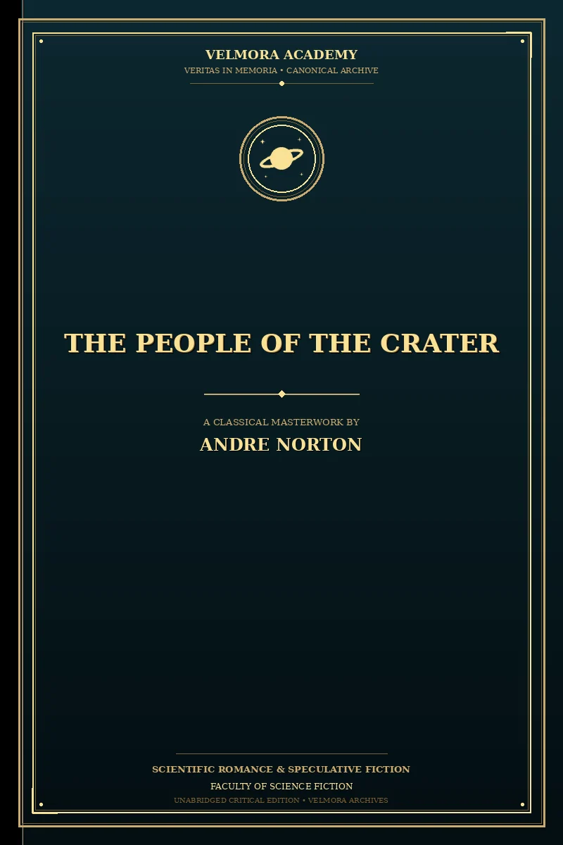 Cover of The People of the Crater