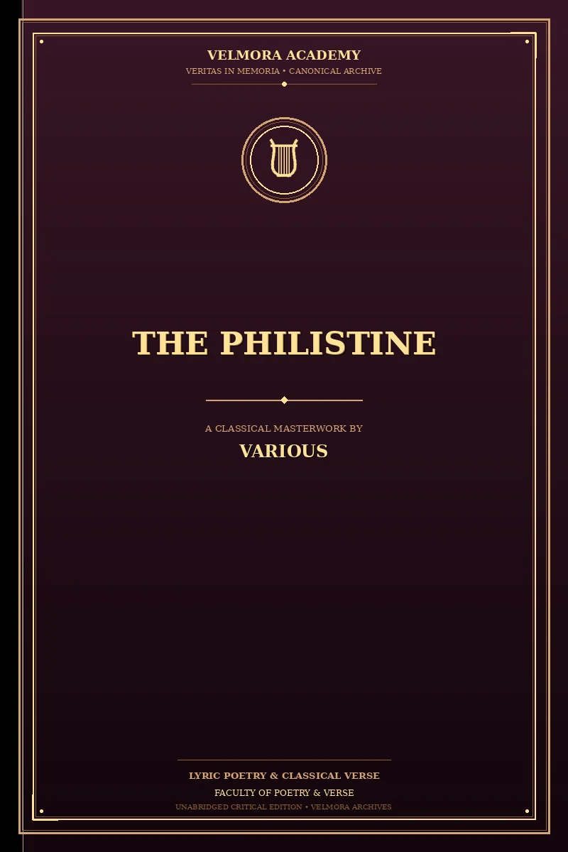Cover of The Philistine