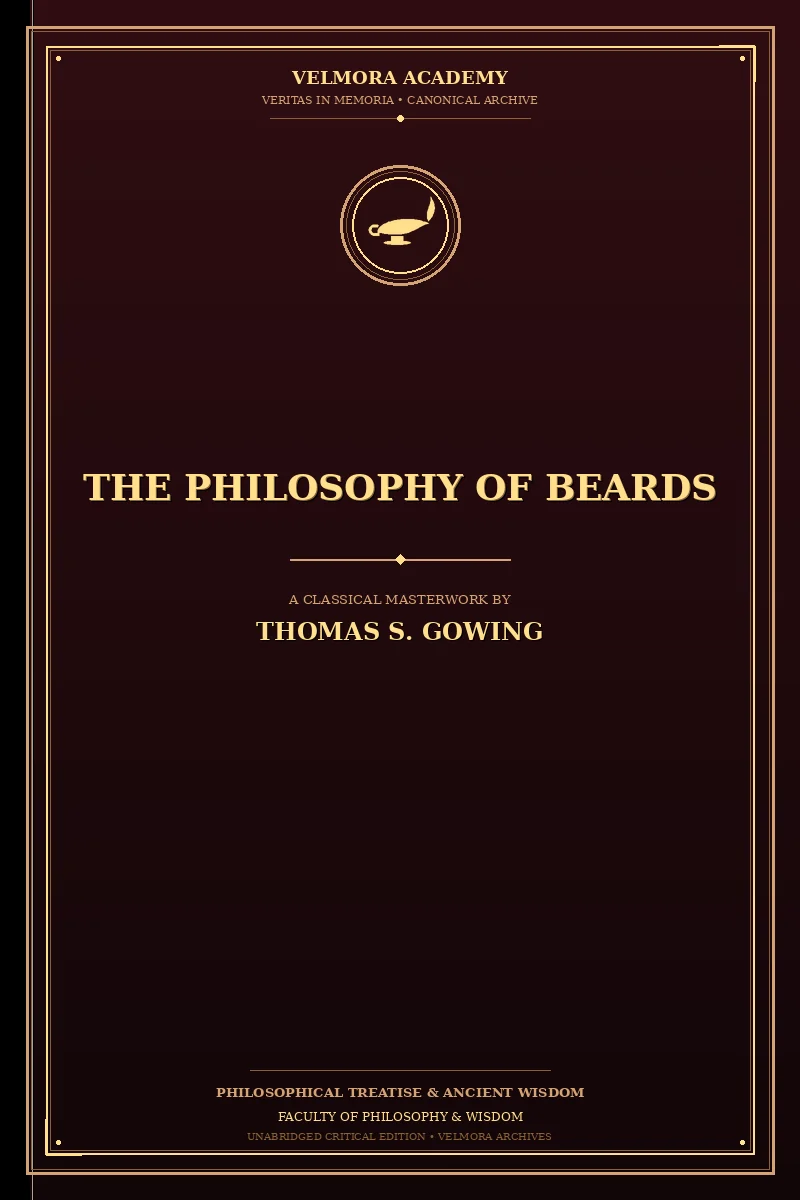 The Philosophy of Beards