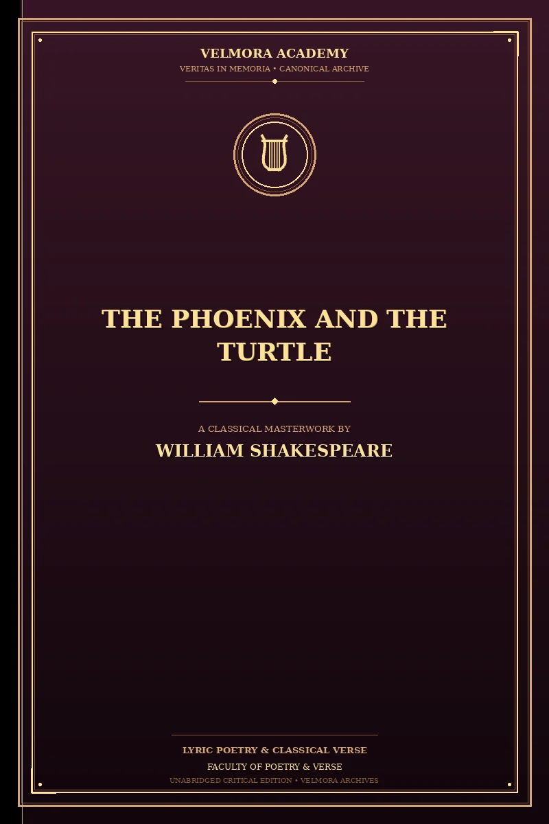 The Phoenix and the Turtle
