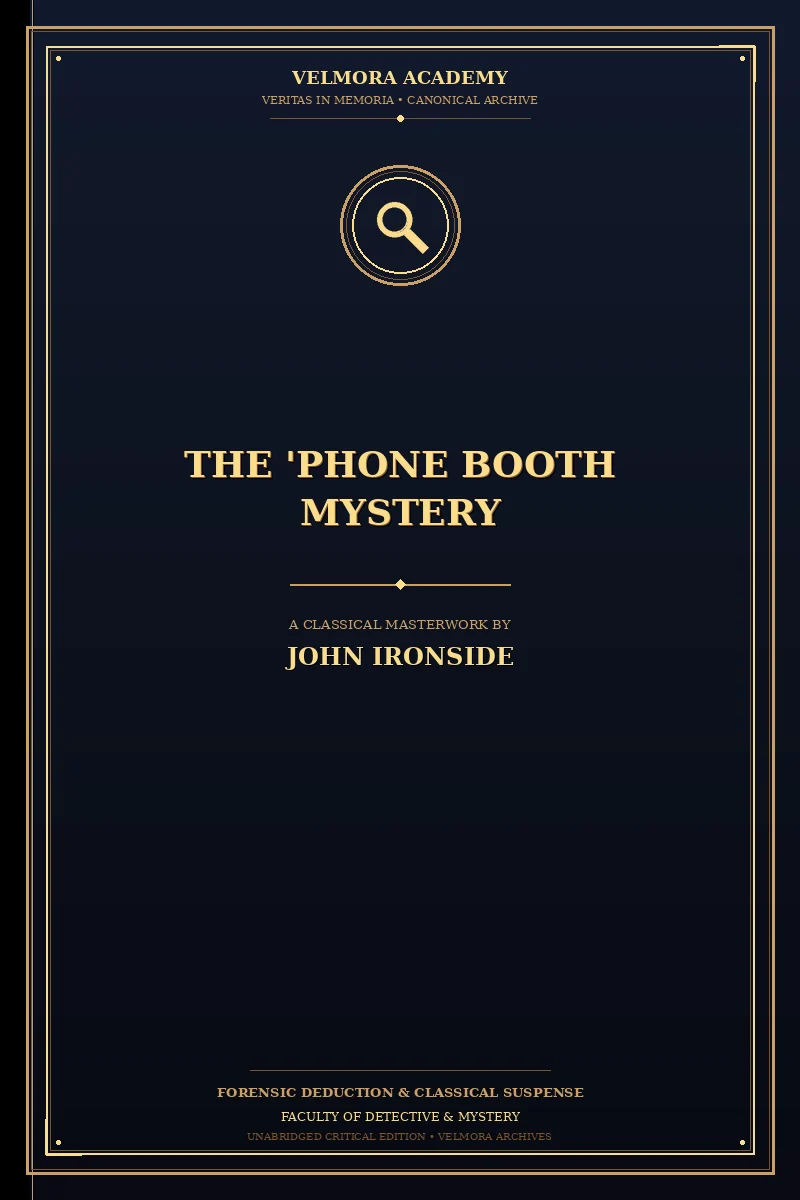 Cover of The 'Phone Booth Mystery