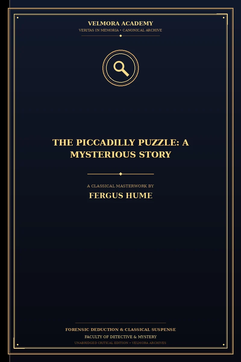 The Piccadilly Puzzle: A Mysterious Story