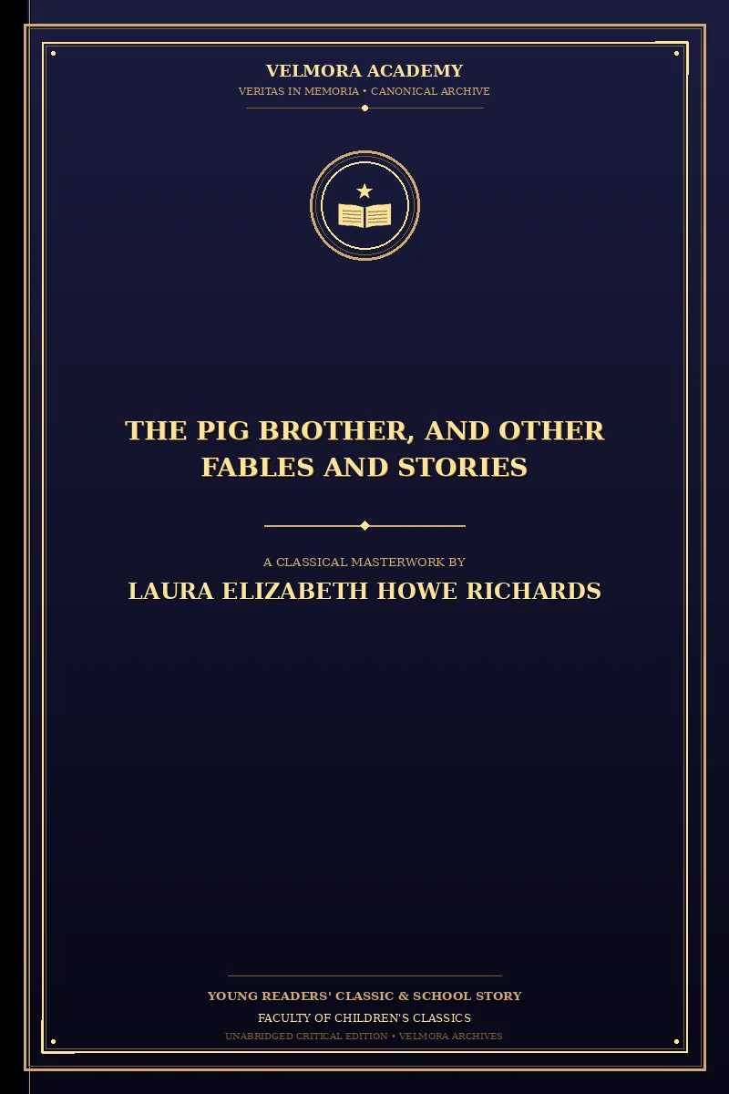 Cover of The Pig Brother, and Other Fables and Stories