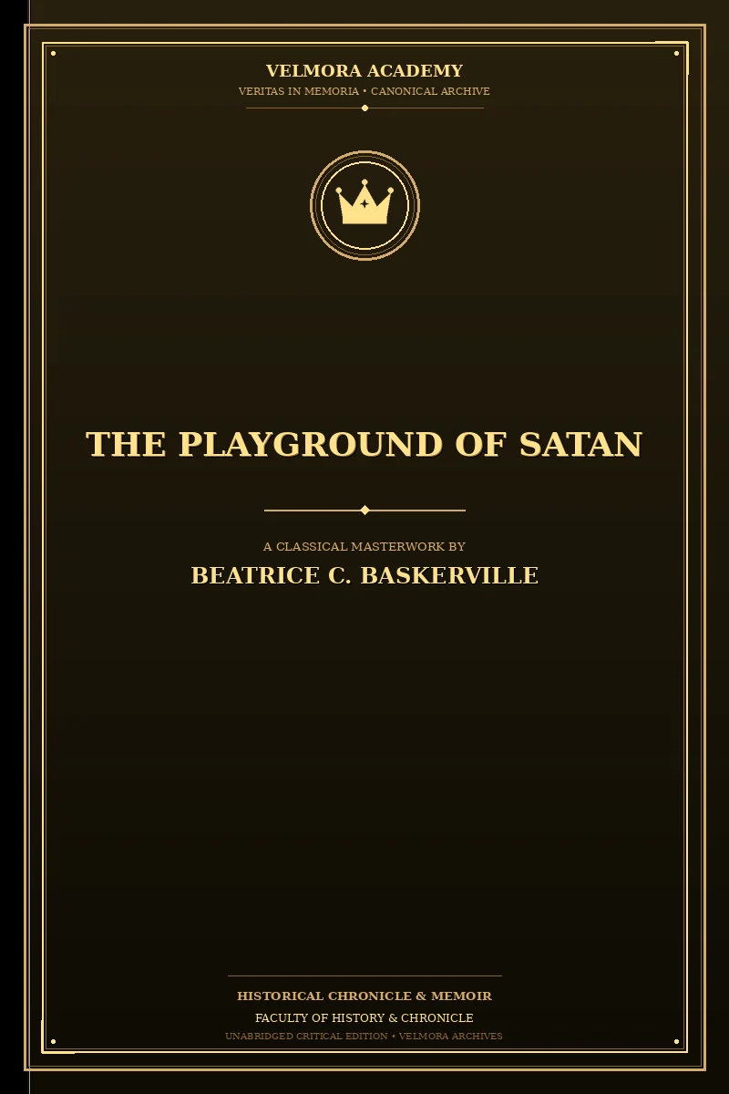 Cover of The Playground of Satan