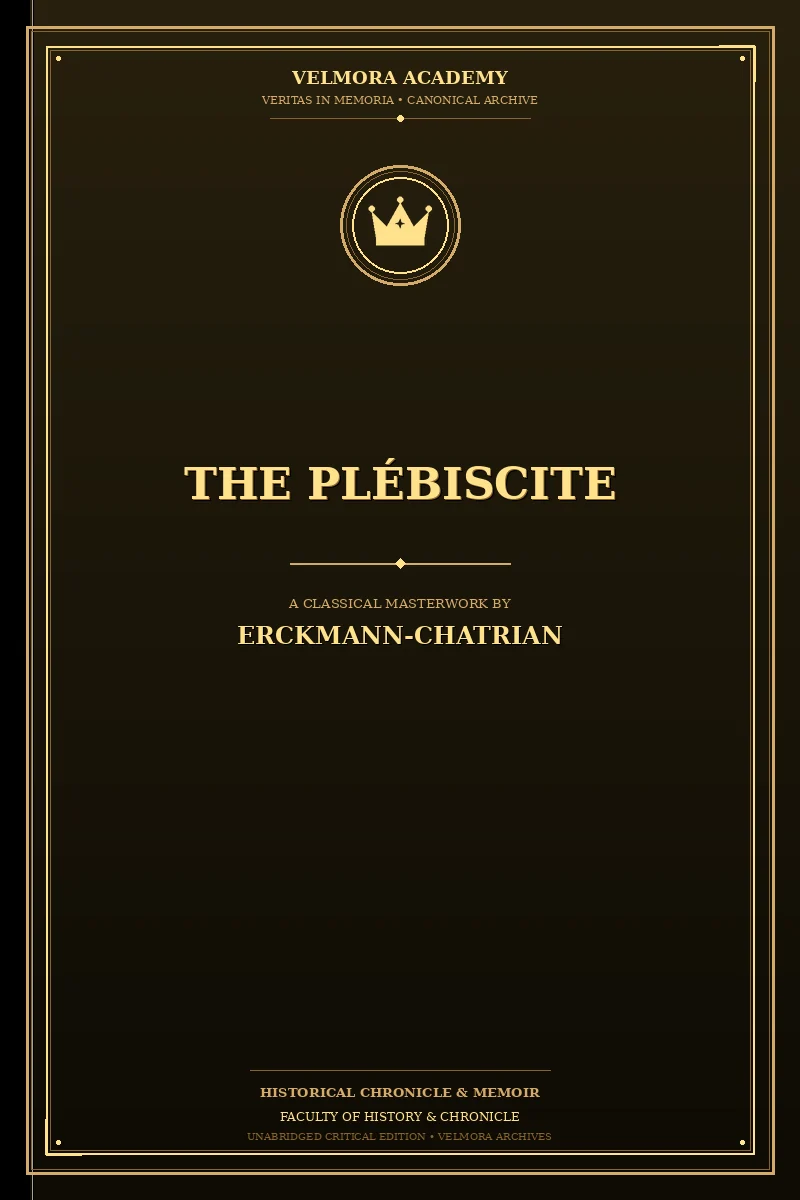 Cover of The Plébiscite