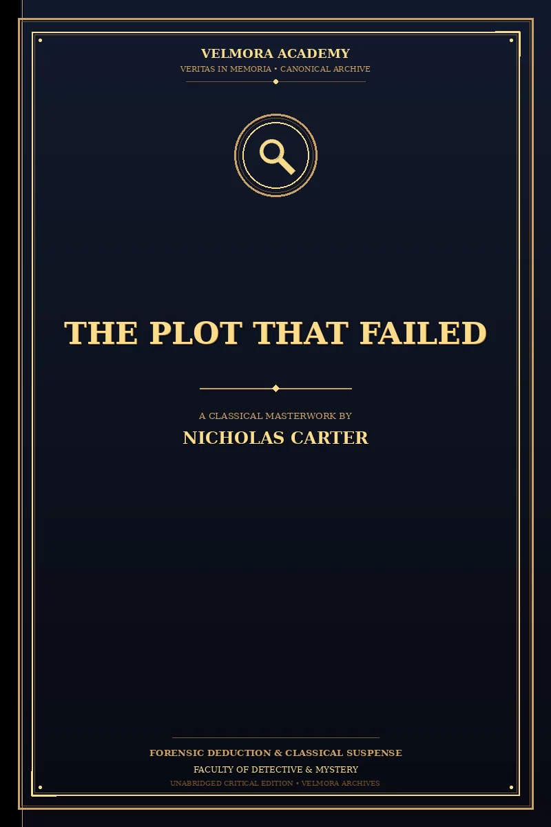 Cover of The Plot That Failed