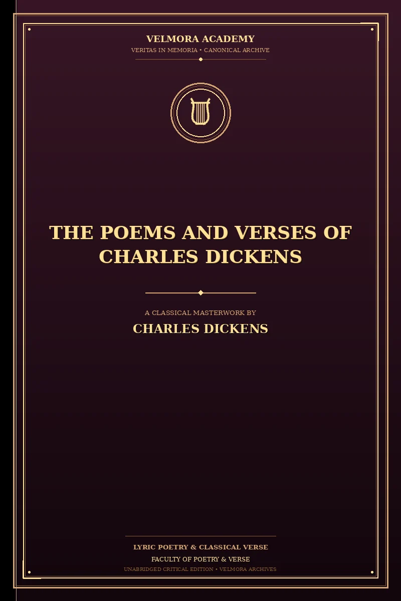 Cover of The Poems and Verses of Charles Dickens