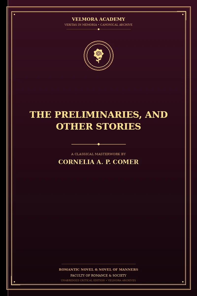 Cover of The Preliminaries, and Other Stories