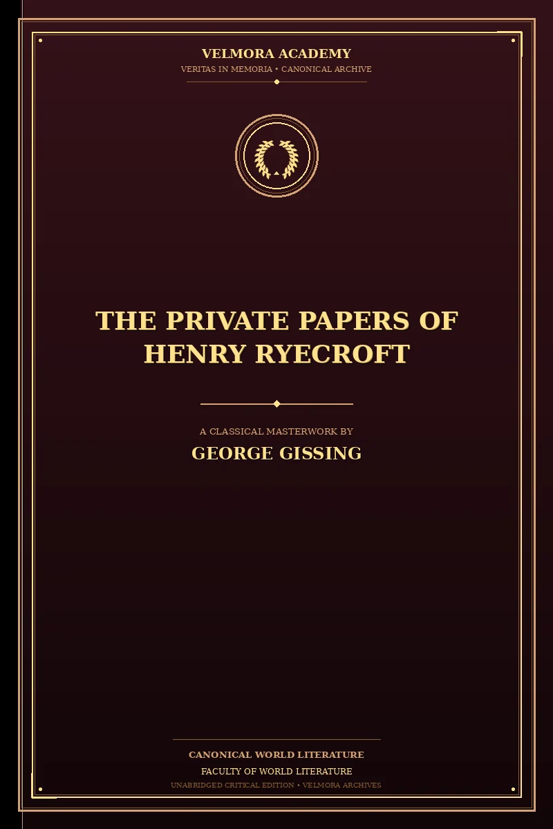 Cover of The Private Papers of Henry Ryecroft