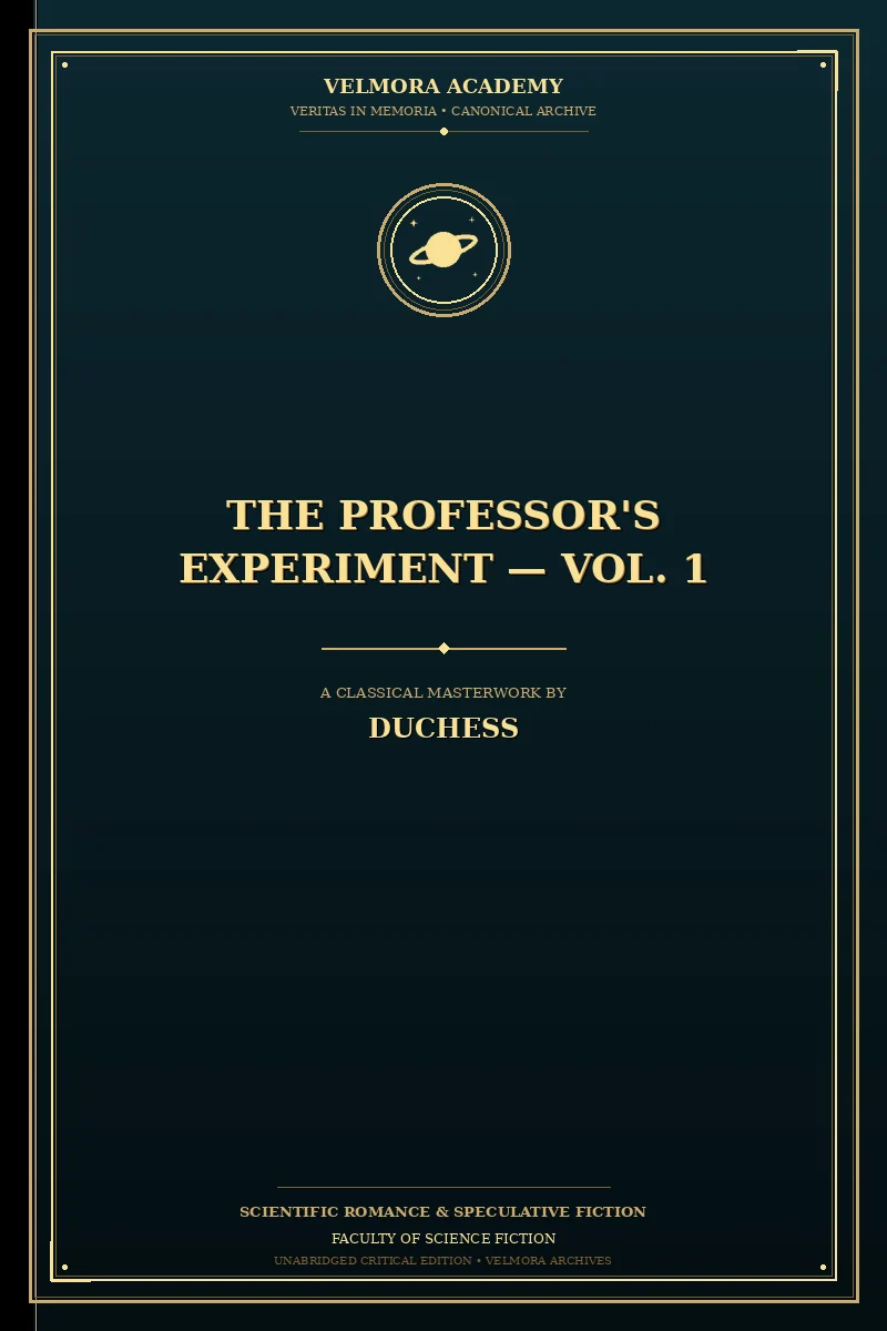 The professor's experiment — Vol. 1