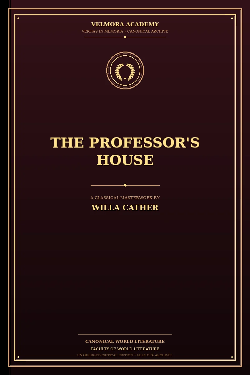 Cover of The Professor's House