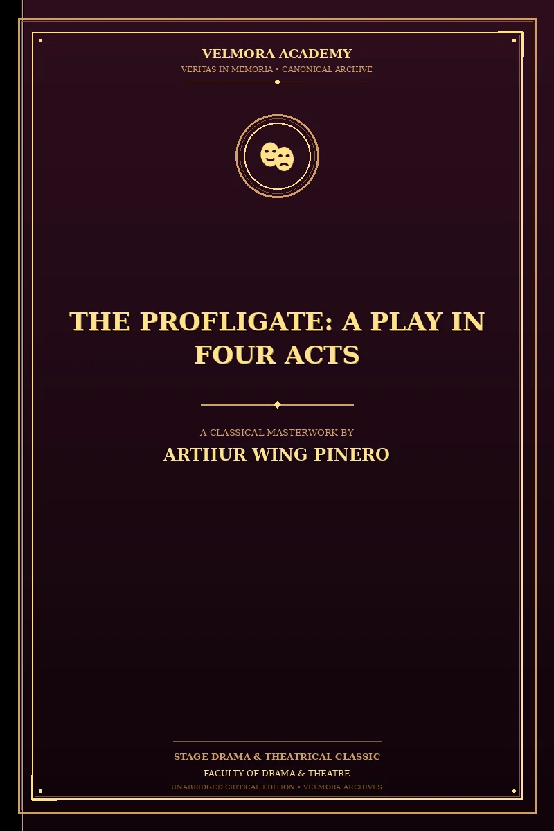 Cover of The Profligate: A Play in Four Acts