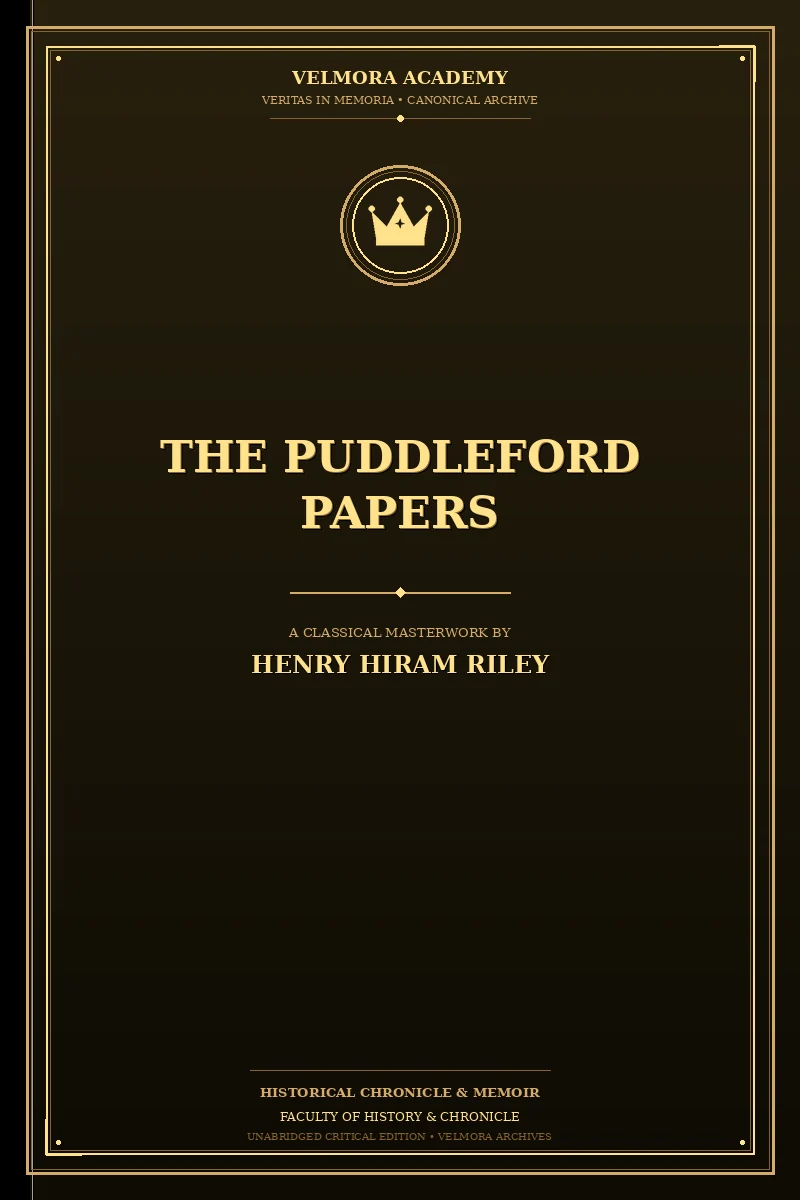 Cover of The Puddleford Papers