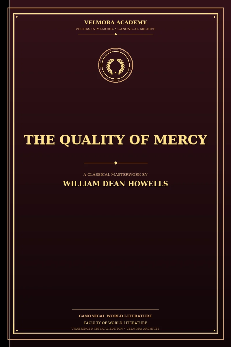 Cover of The Quality of Mercy