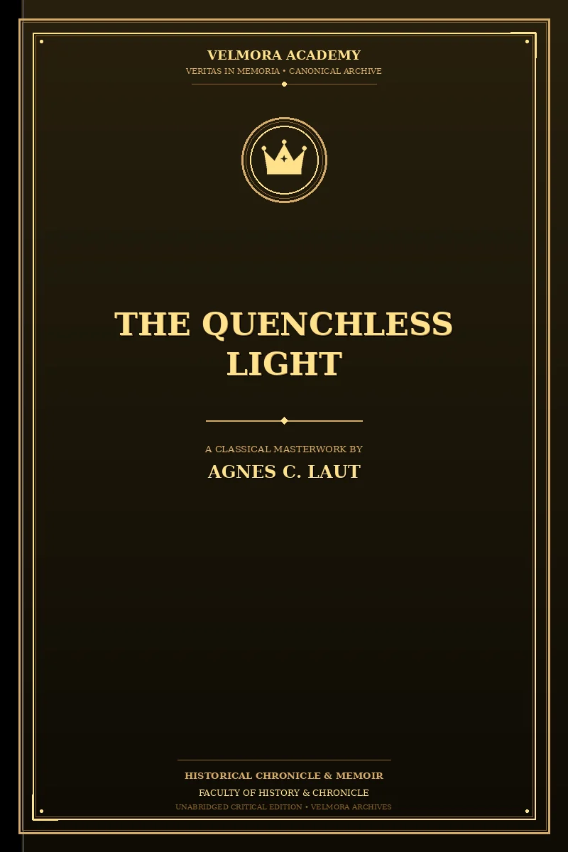 Cover of The quenchless light