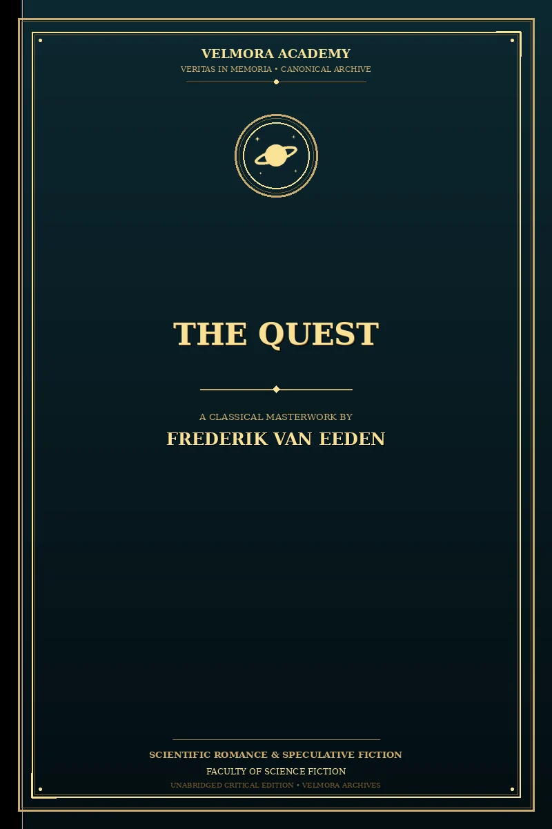 Cover of The Quest — The Authorized Translation from the Dutch of De