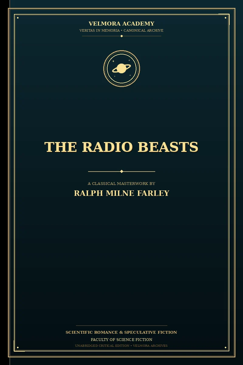 Cover of The radio beasts