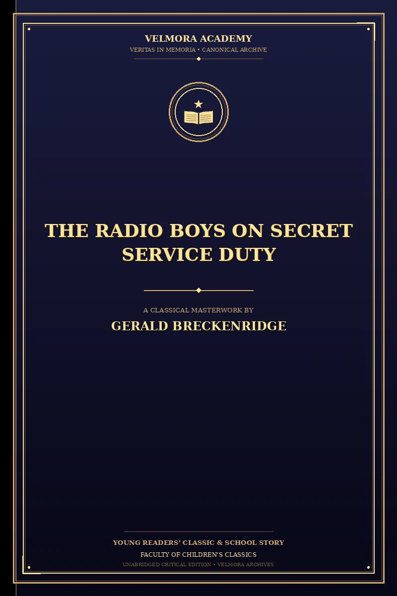 Cover of The Radio Boys on Secret Service Duty