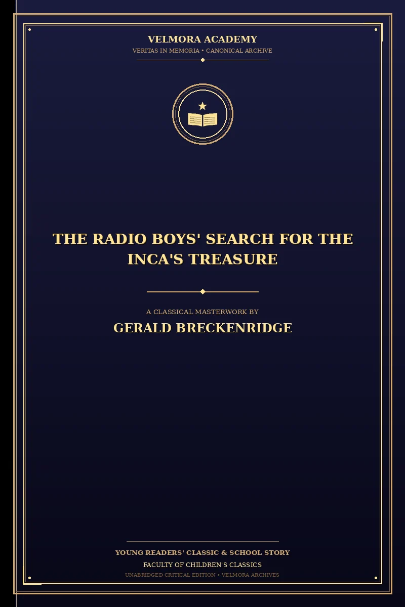 Cover of The Radio Boys' Search for the Inca's Treasure