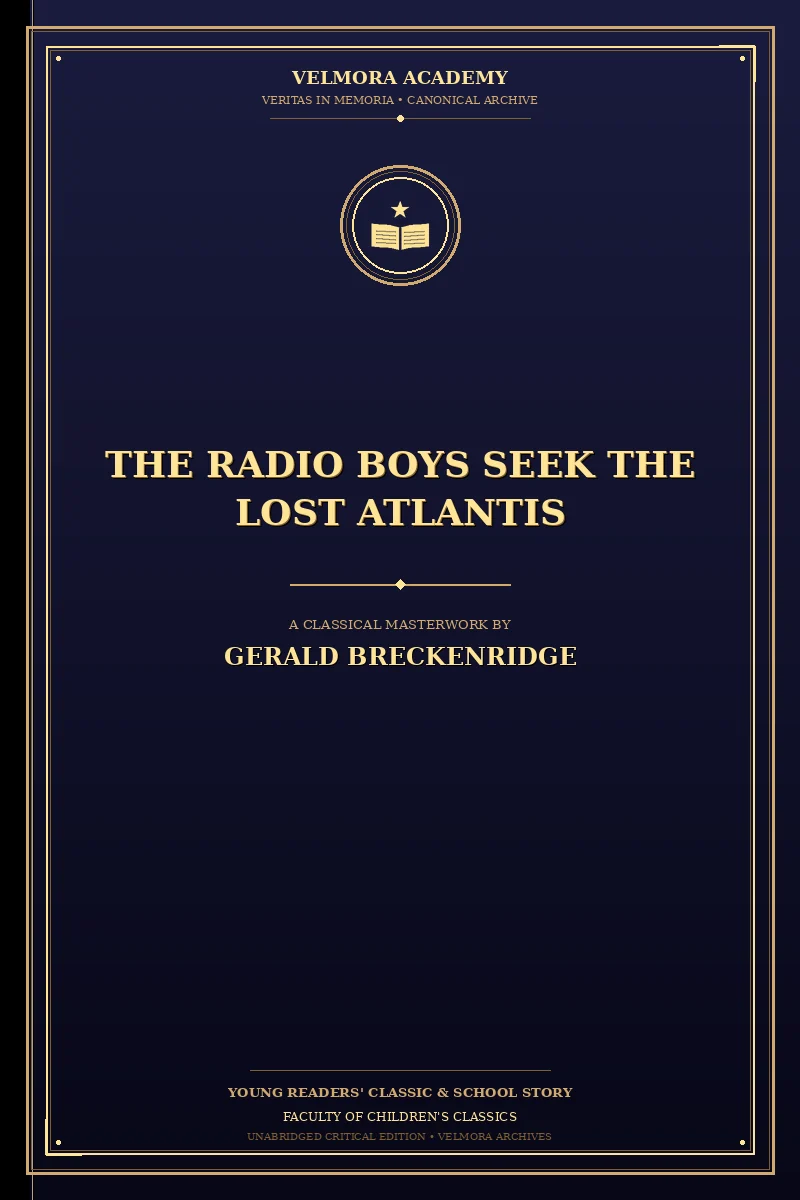 The Radio Boys Seek the Lost Atlantis