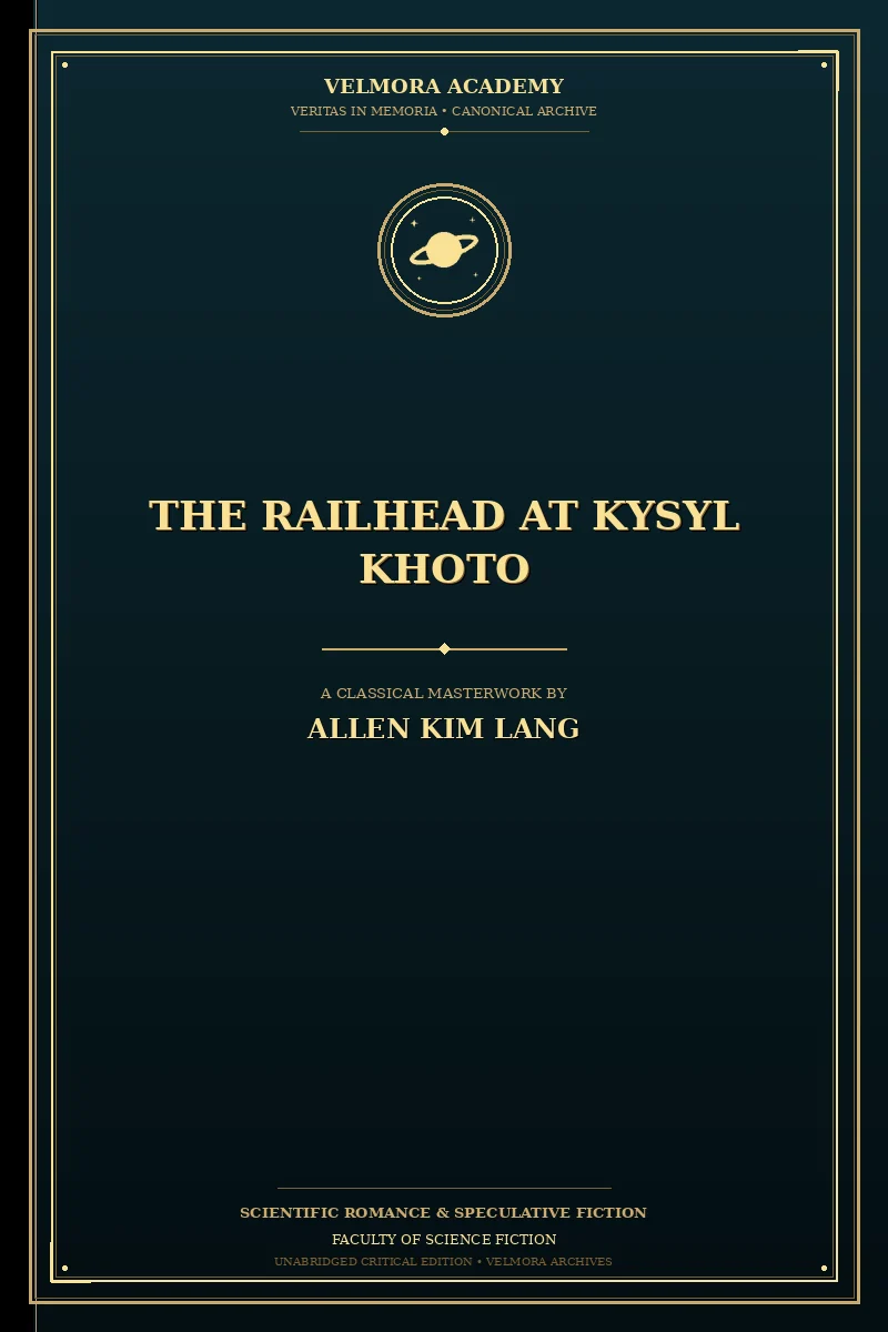 Cover of The railhead at Kysyl Khoto