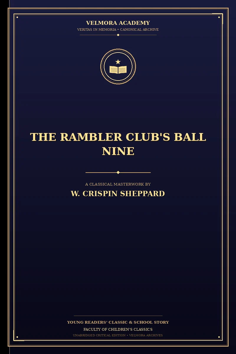 Cover of The Rambler Club's ball nine