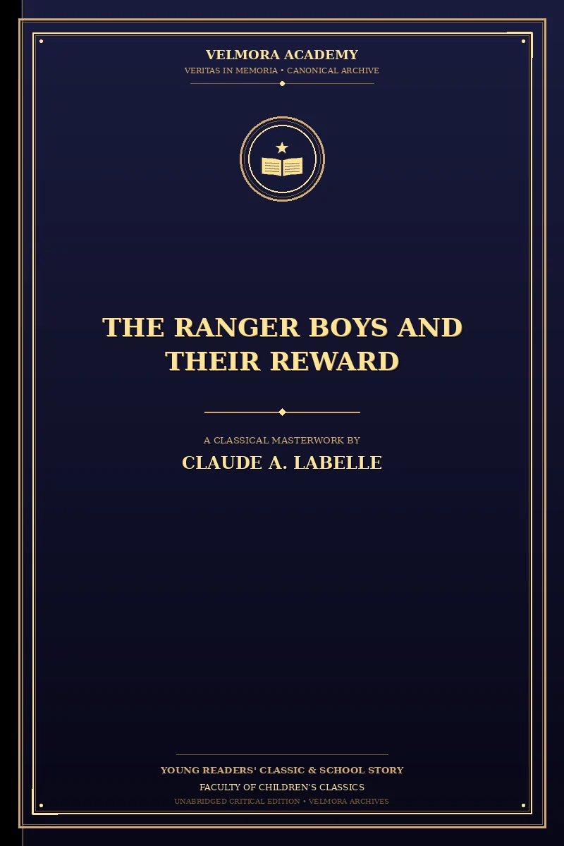 Cover of The Ranger Boys and Their Reward