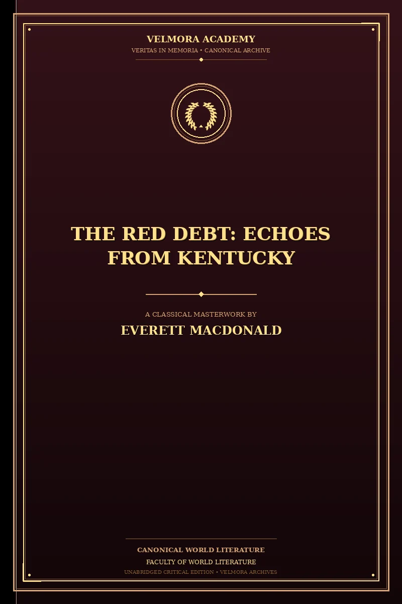 Cover of The Red Debt: Echoes from Kentucky