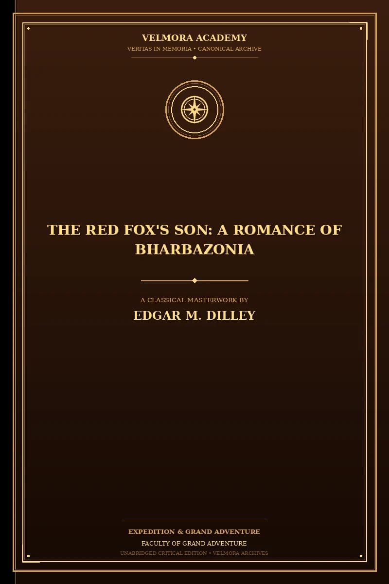 Cover of The Red Fox's Son: A Romance of Bharbazonia