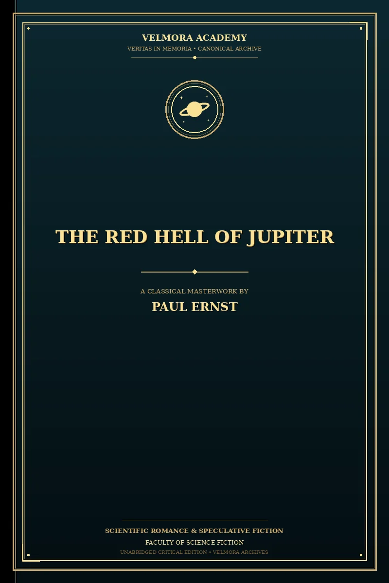 Cover of The Red Hell of Jupiter