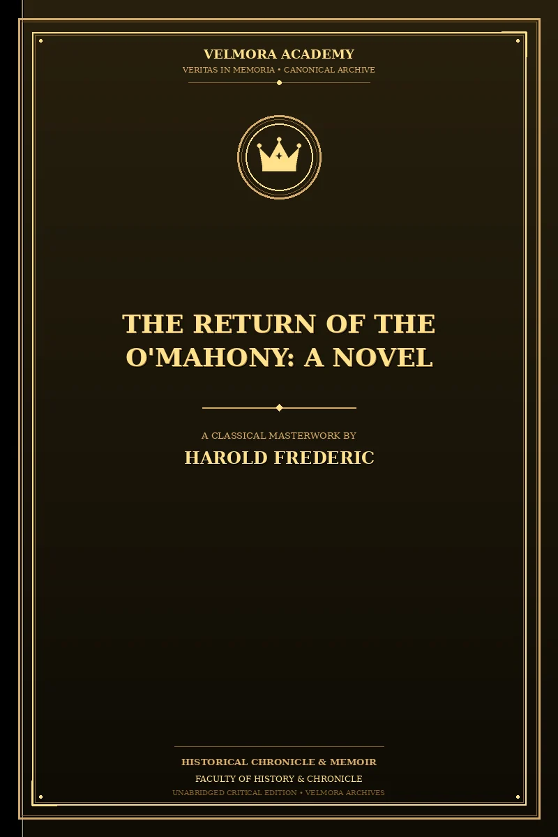 The Return of the O'Mahony: A Novel