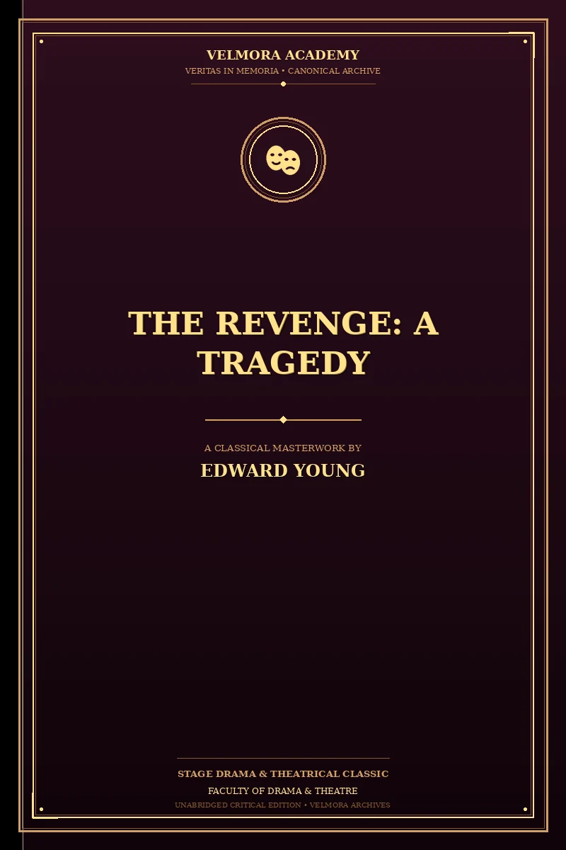 Cover of The Revenge: A Tragedy
