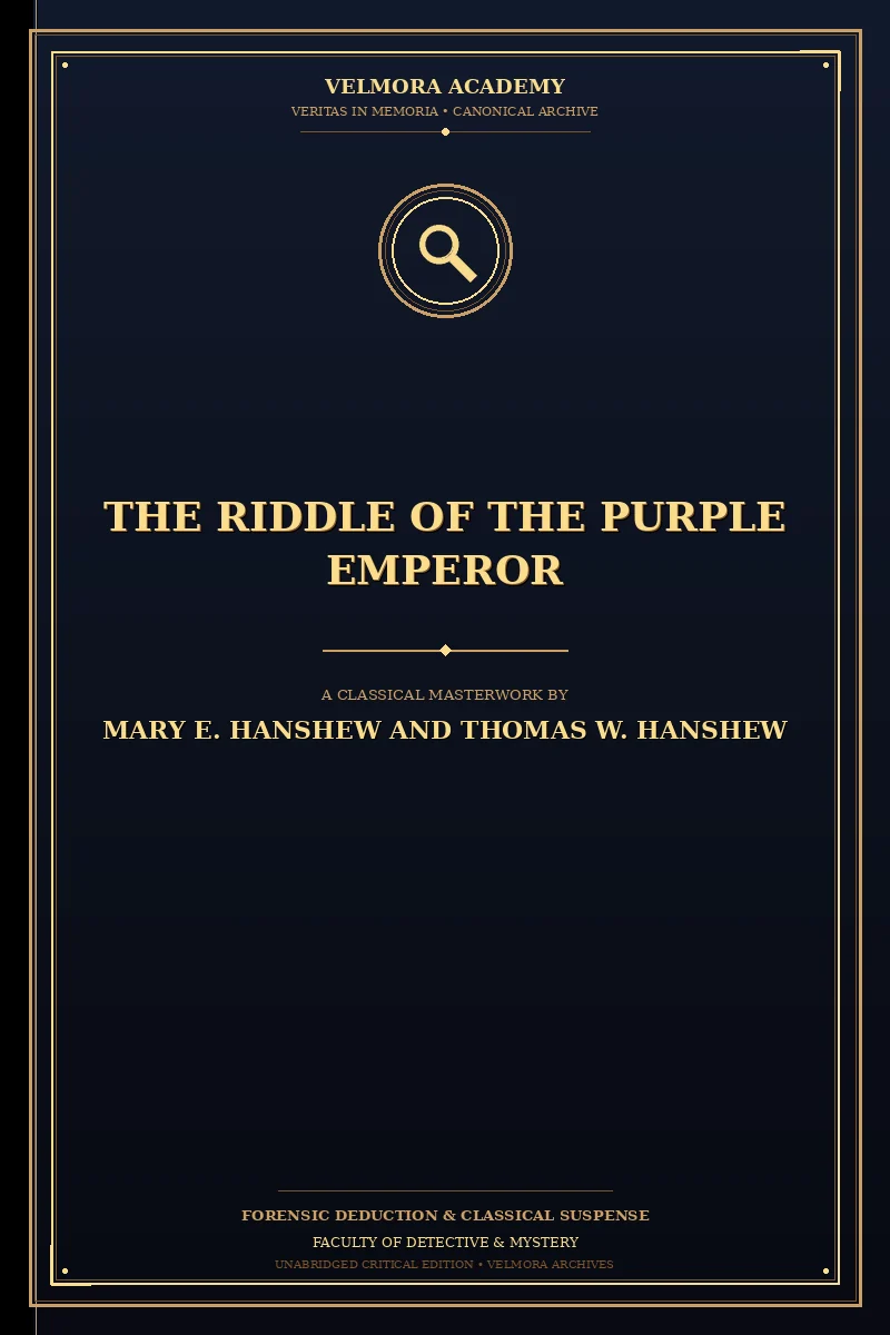 Cover of The Riddle of the Purple Emperor