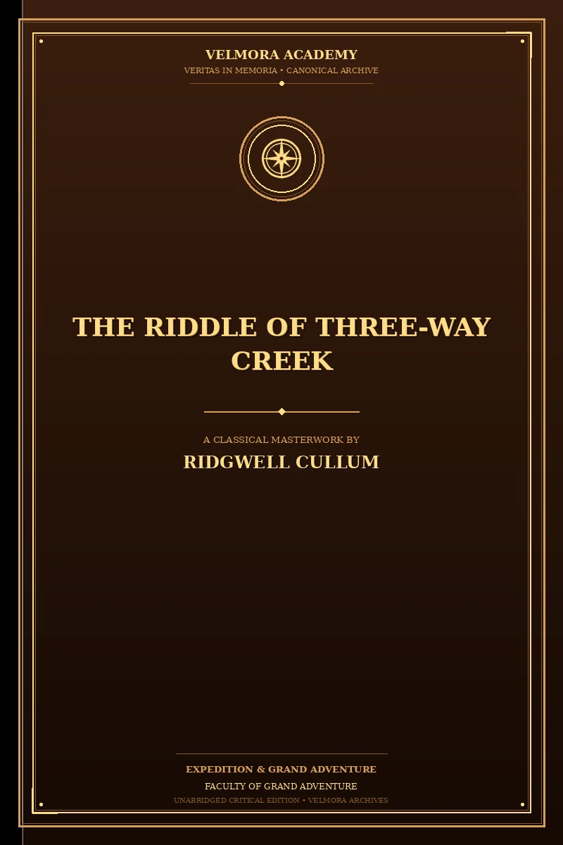 The riddle of Three-Way Creek