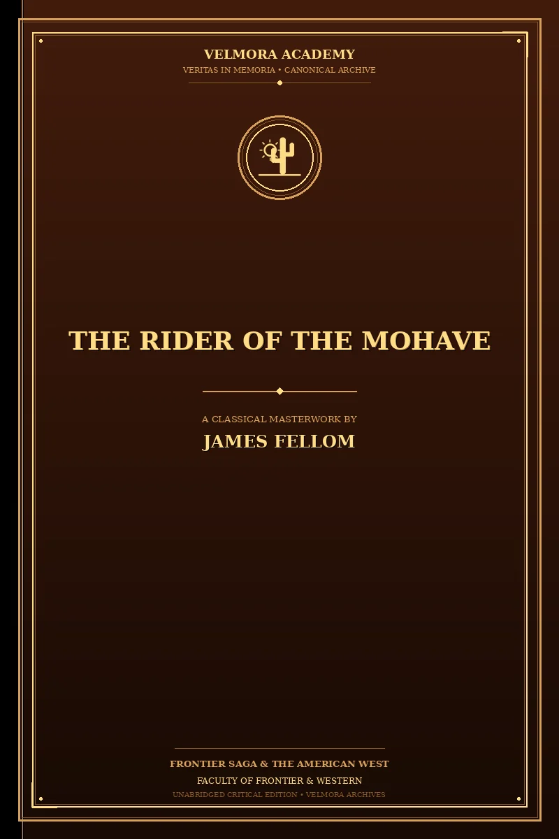Cover of The rider of the Mohave