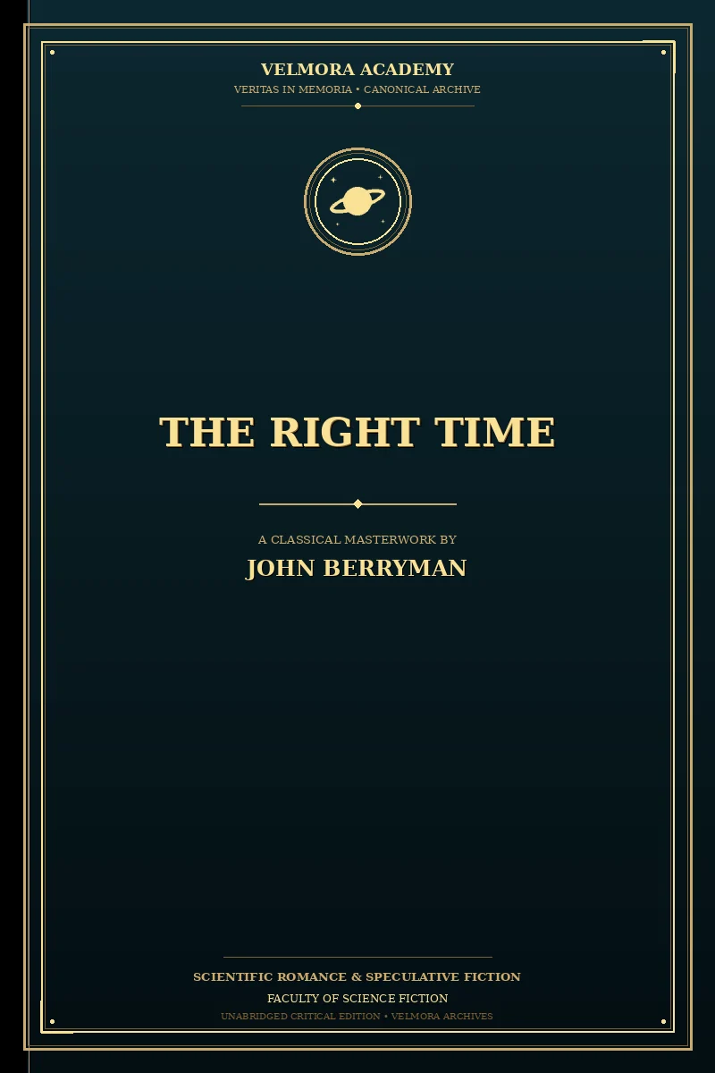 Cover of The Right Time