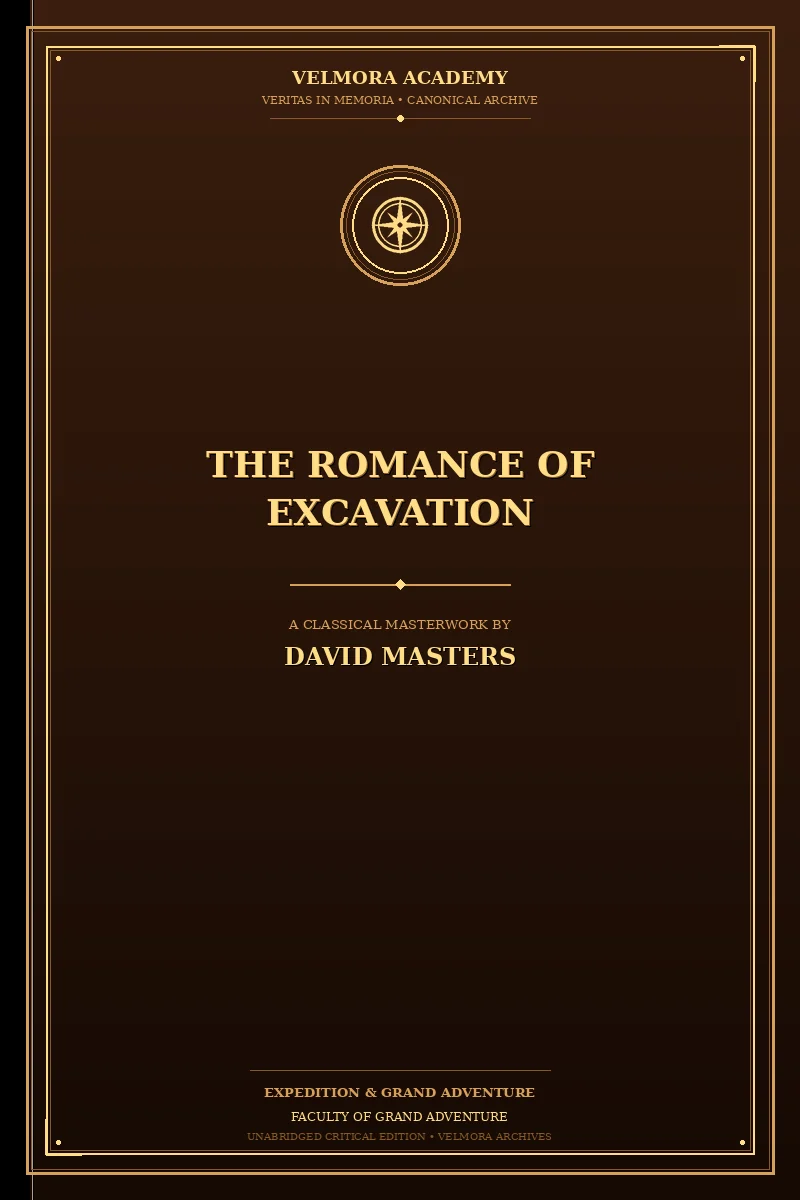 Cover of The romance of excavation