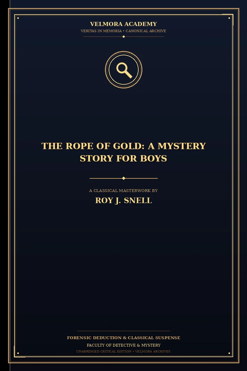 The Rope of Gold: A Mystery Story for Boys