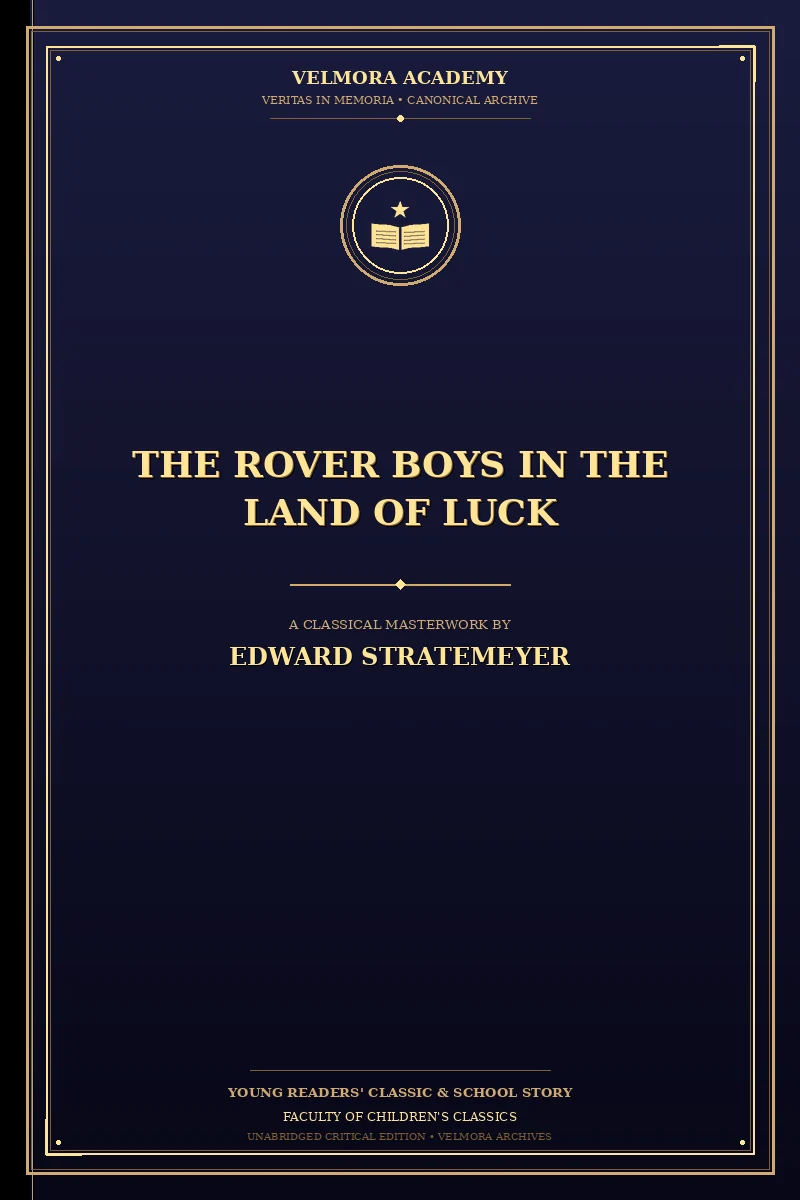 Cover of The Rover Boys in the Land of Luck