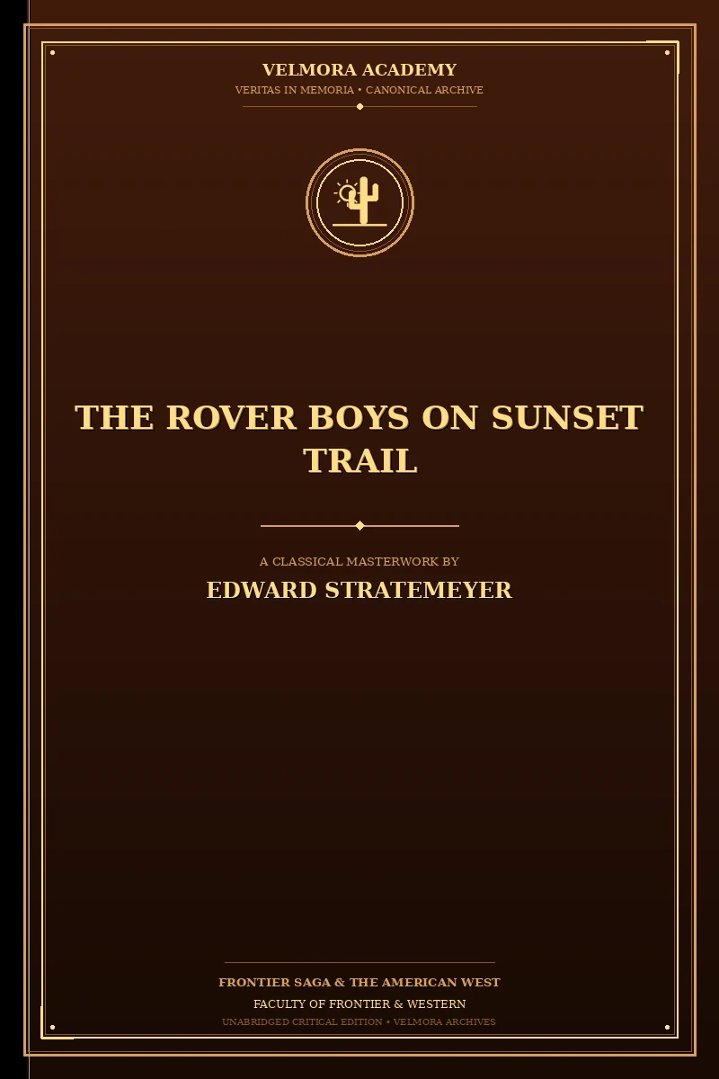 The Rover Boys on Sunset Trail