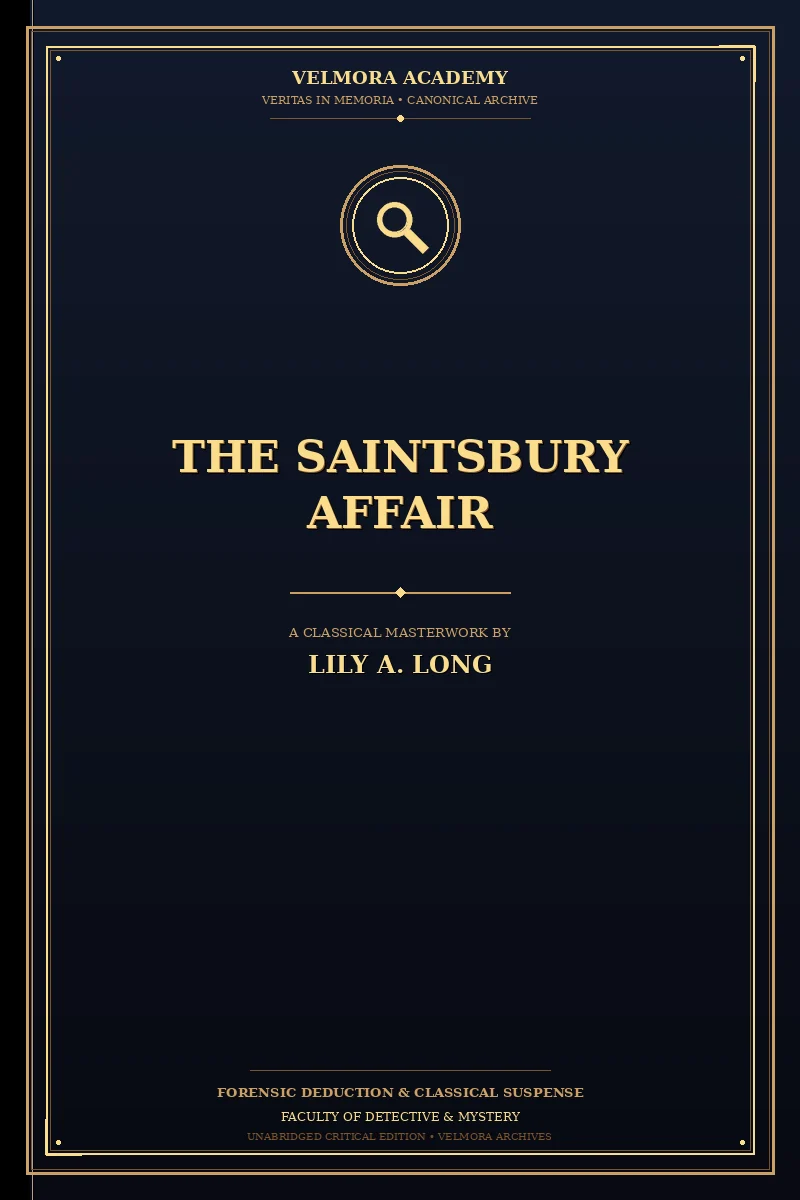 The Saintsbury Affair