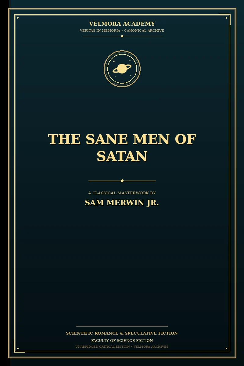 Cover of The sane men of Satan